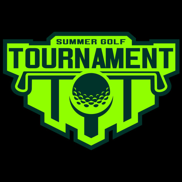 Tournament Summer golf logo template Thumbnail