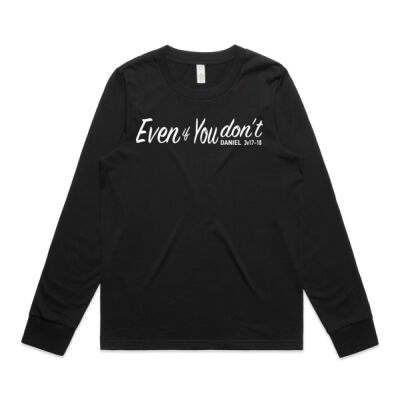 Even if You don't - AS Colour Womens Maple Longsleeve Tee Thumbnail
