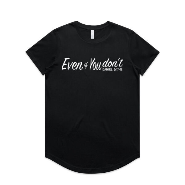 Even if You don't - AS Colour Womens Maple Curve Tee Thumbnail