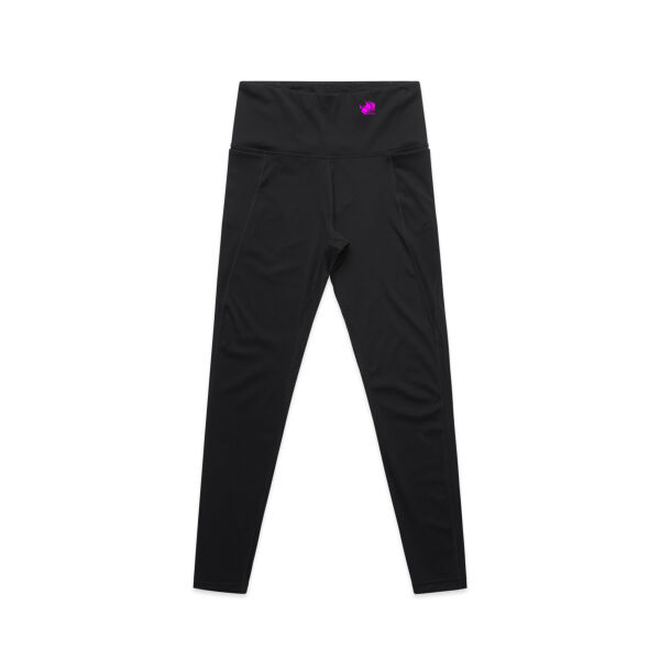 Black active wear with Magenta Logo Thumbnail