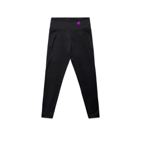 Black active wear with Magenta Logo Thumbnail