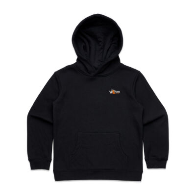 Rhino Kids Hoodie Grey/Orange logo Thumbnail
