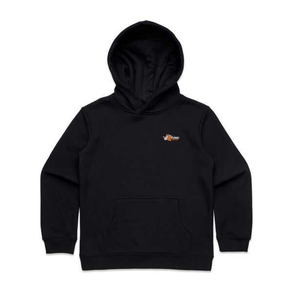Rhino Kids Hoodie Grey/Orange logo Thumbnail