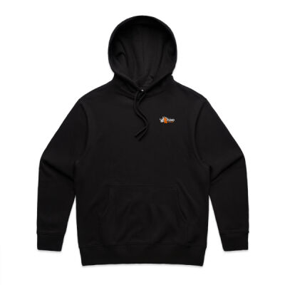 Rhino Mens TUFF Hoodie Grey/Orange logo Thumbnail