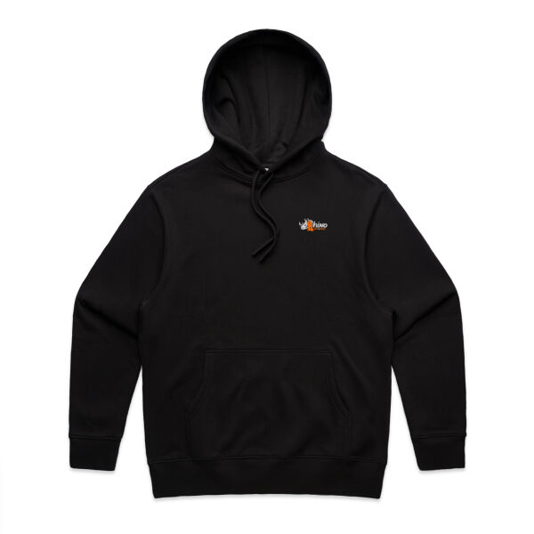 Rhino Mens TUFF Hoodie Grey/Orange logo Thumbnail