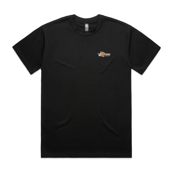 Rhino Mens TUFF Tee grey/Orange logo Thumbnail