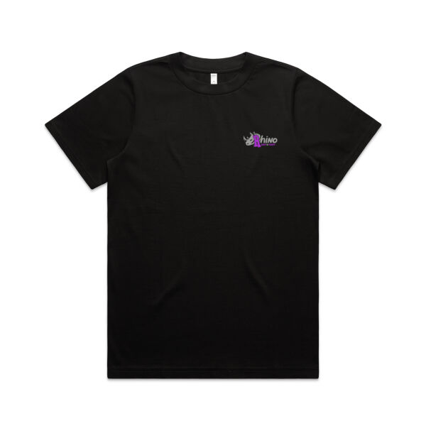 Rhino Womens TUFF Tee Grey/Purple Logo Thumbnail