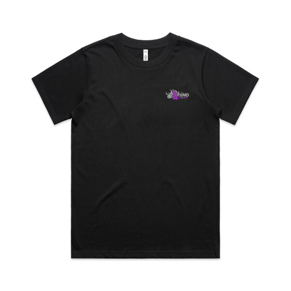 Rhino Womens Tee Grey/Purple Thumbnail