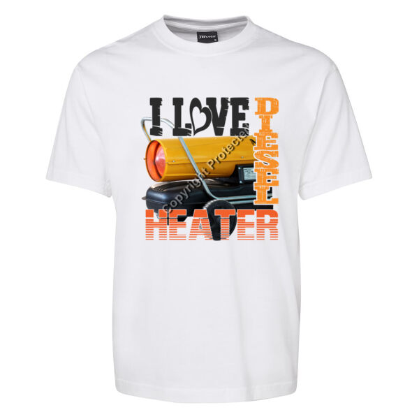 Diesel Heater Yellow - JB's Mens Tee Thumbnail